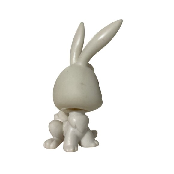 Littlest Pet Shop LPS white bunny rabbit Pet #3 First Generation Hasbro - Picture 2 of 4